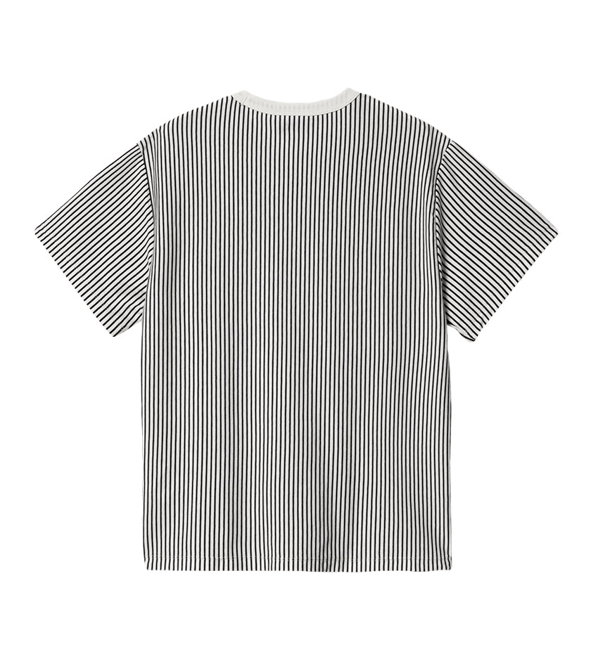Women's S/S Terrell Stripe T-Shirt (Wax / Dark Navy)