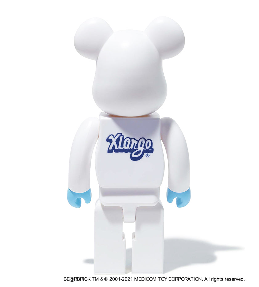 XLARGE x BE@RBRICK Little Friend 400% (White)