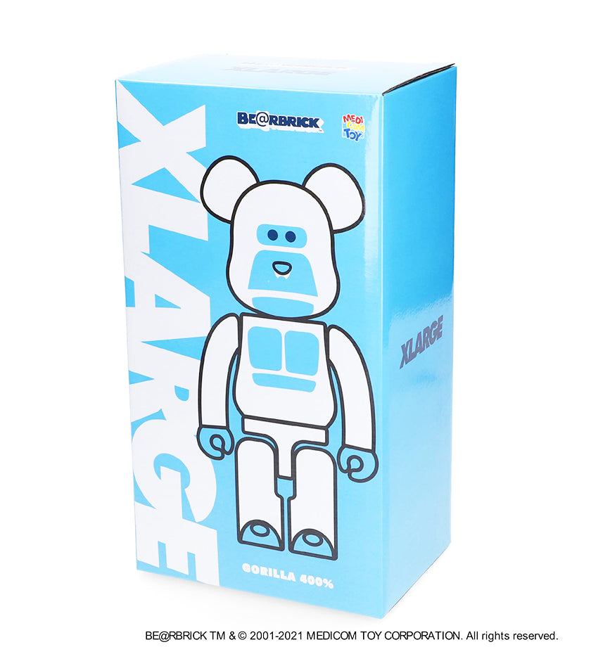 XLARGE x BE@RBRICK Little Friend 400% (White)