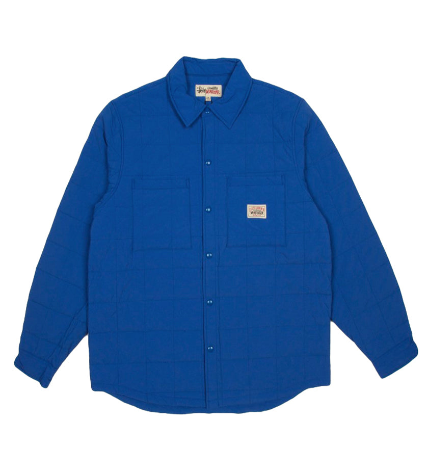 Quilted Fatigue Shirt (Blue) – Proper