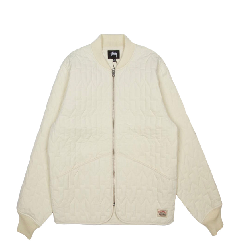 S Quilted Liner Jacket (Cream)