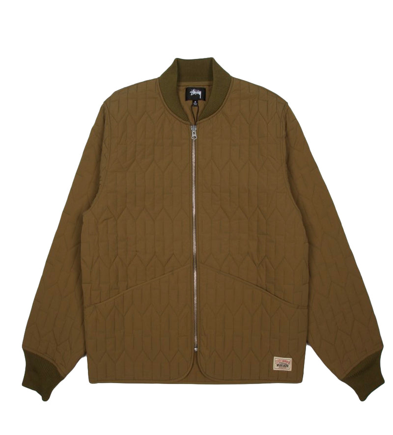 S Quilted Liner Jacket (Olive)