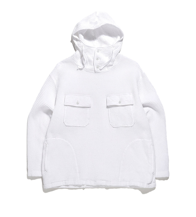 Cagoule Shirt (White Cotton Waffle)