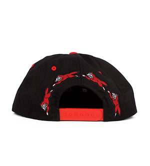 Basket Snapback Hat (Black)