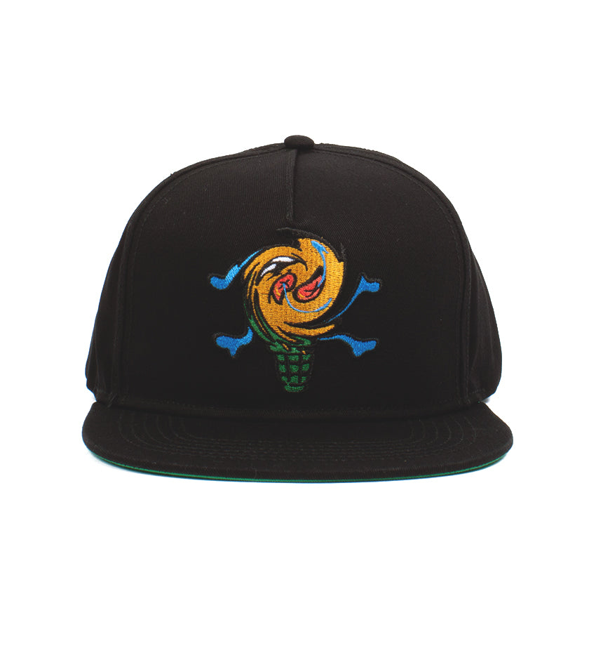 Spin Cycle Snapback Hat (Black)