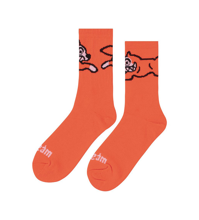 Sock (Neon Red)