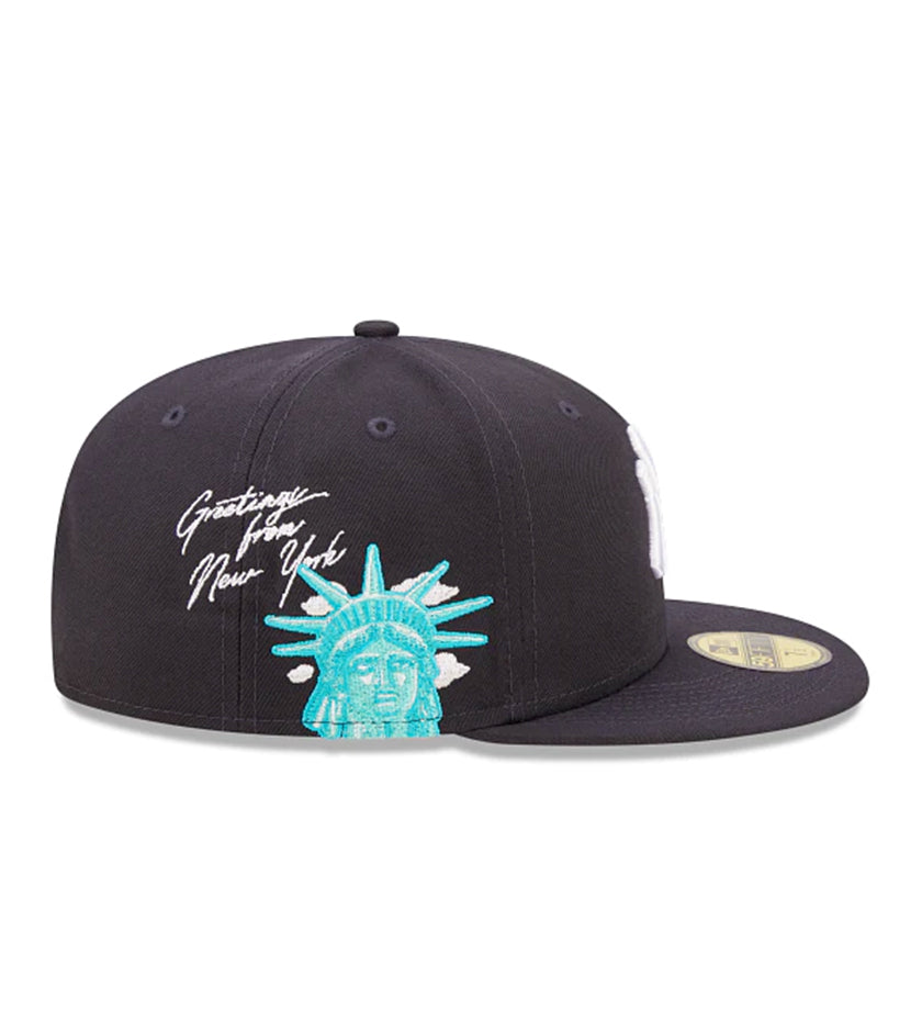  New Era NY New York Yankees 59FIFTY Cloud Icon Statue of  Liberty Fitted Cap, Hat (as1, Numeric, Numeric_7_and_1_Half) Navy Blue :  Sports & Outdoors