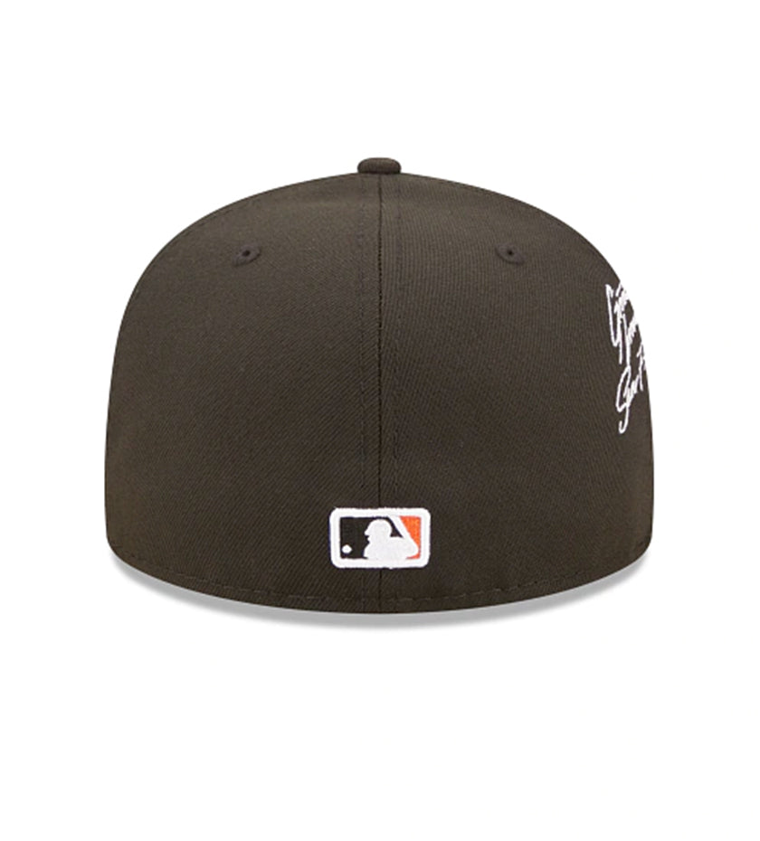 San Francisco Giants Cloud Icon 59FIFTY Fitted Cap (Black)