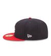Atlanta Braves Comic Cloud 59FIFTY Fitted Cap (Navy / Red)