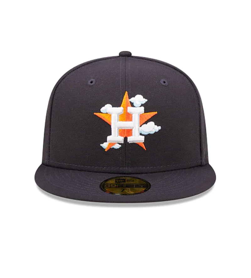 Houston Astros Comic Cloud 59FIFTY Fitted Cap (Navy)
