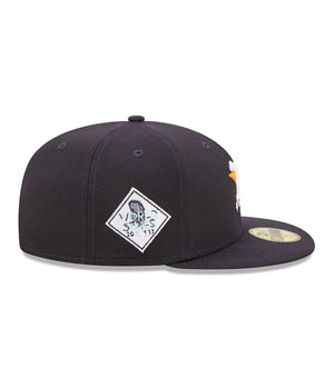Houston Astros Comic Cloud 59FIFTY Fitted Cap (Navy)