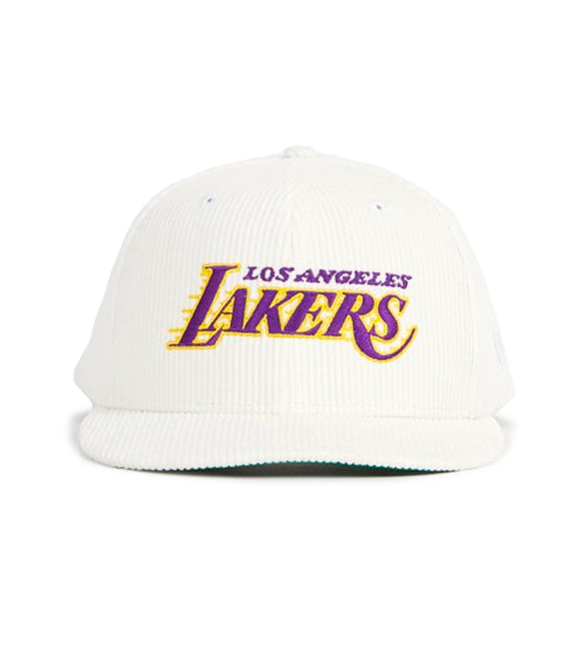 Proper x New Era LA Lakers 9Fifty Snapback (White Corduroy)