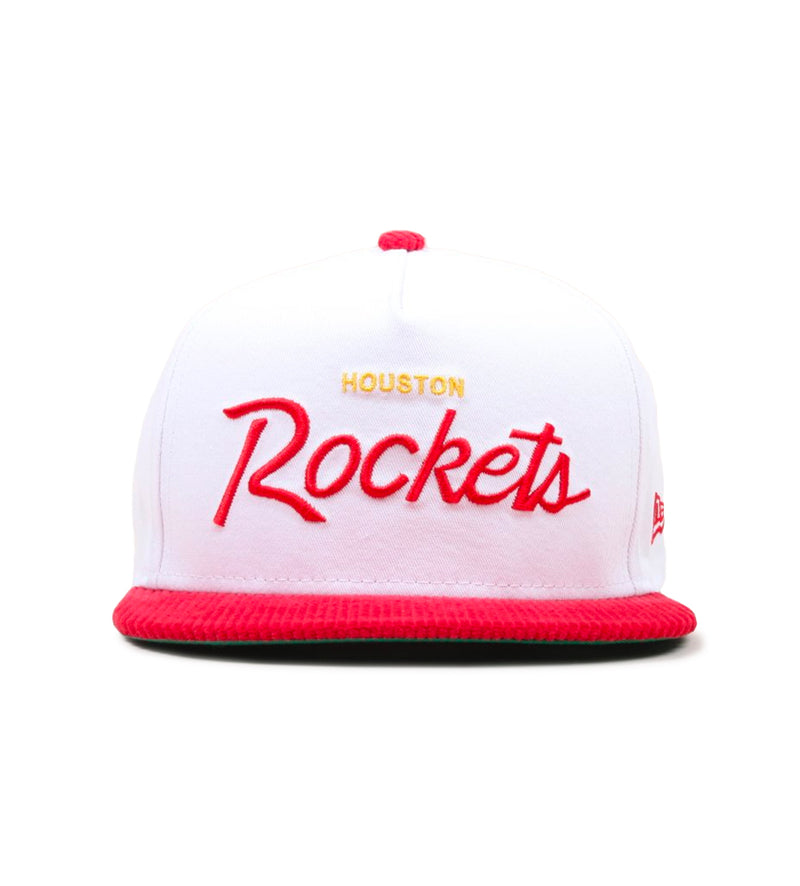 Proper x New Era Houston Rockets 9Fifty Snapback (White / Front Door Red)