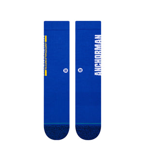 Anchorman The Legend Crew Socks (Blue)