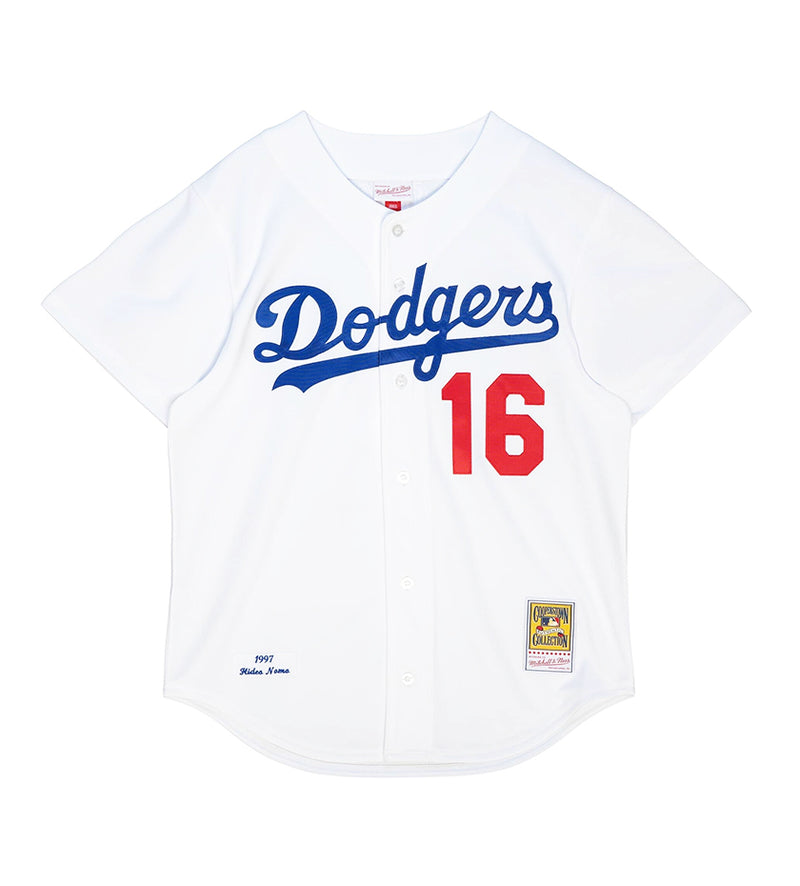 Authentic 1997 Hideo Nomo Los Angeles Dodgers Jersey (White) – Proper