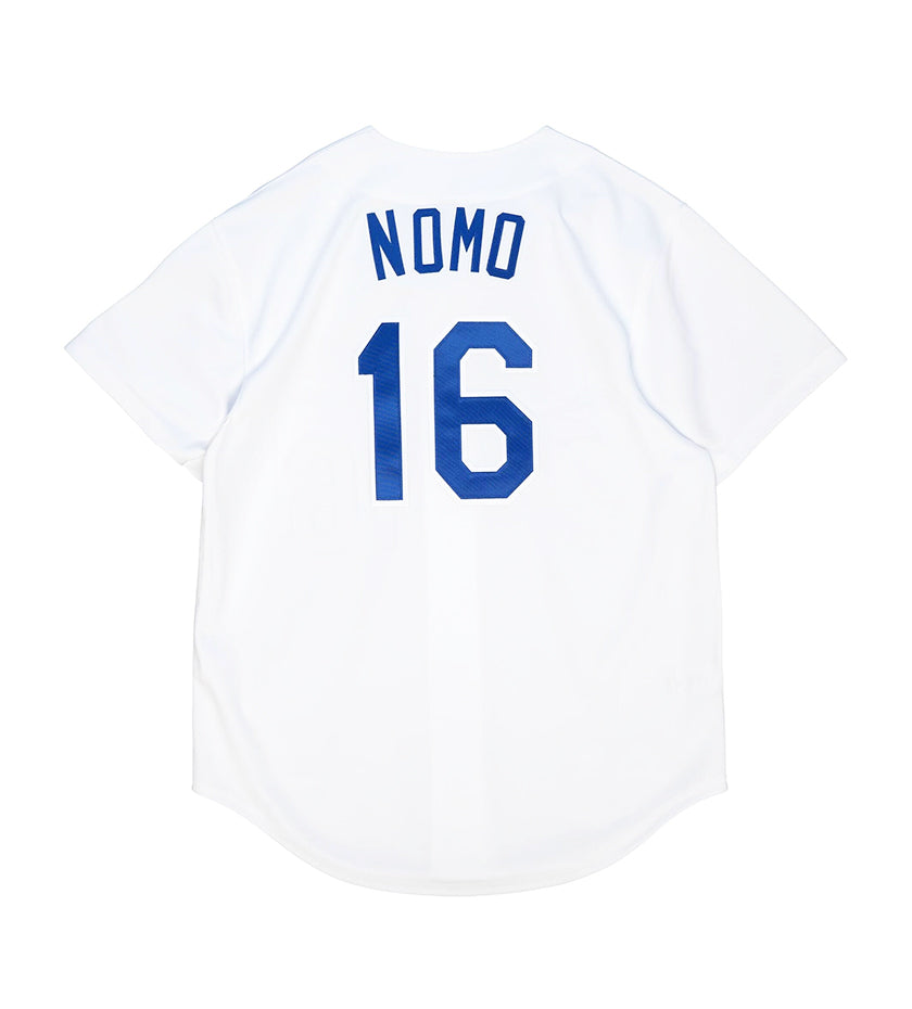 Authentic 1997 Hideo Nomo Los Angeles Dodgers Jersey (White)