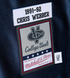University Of Michigan 1991 Authentic Chris Webber Road Jersey (Astros Blue)