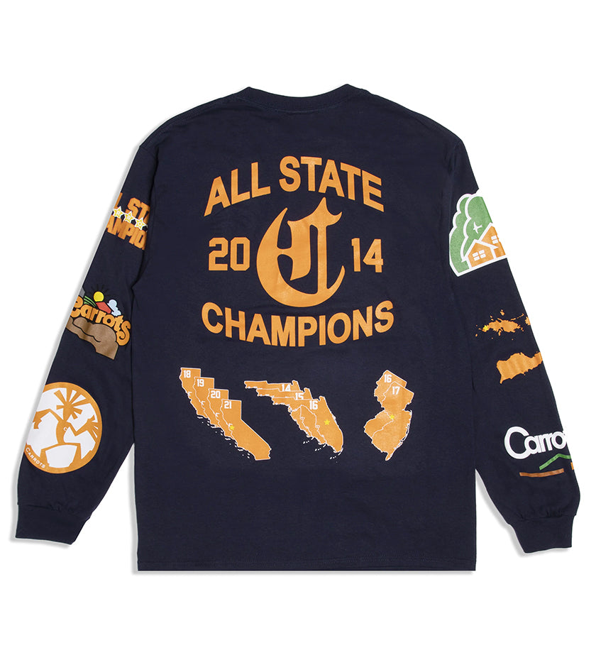 Varsity L/S Tee (Navy)