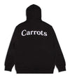 Wordmark Zip Hoodie (Black)