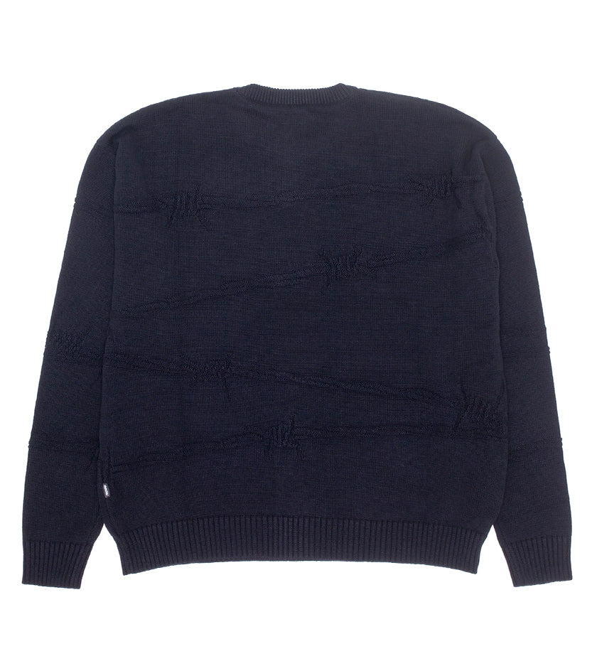 Barbed Wire Knit Sweater (Black)