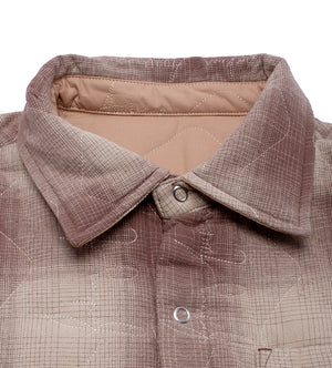 Lightweight Reversible Flannel Jacket (Tan / Brown)