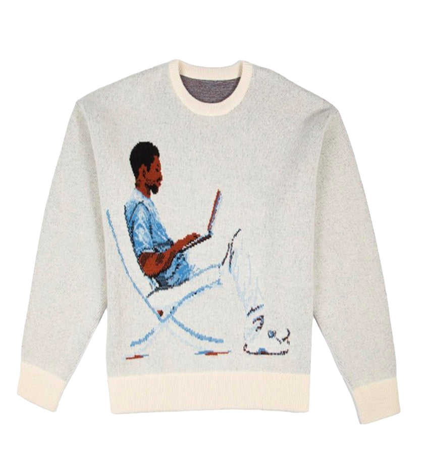 Kobe Wool Knit Sweater (Cream)