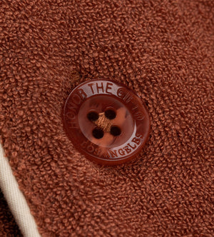 Smokey Terry Cloth L/S Button Up (Terra Cotta)