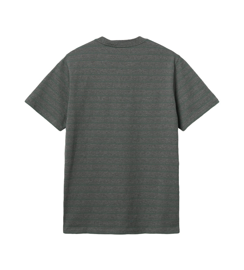 Gleeson Stripe T-Shirt (Hemlock Green / Stormcloud Heather)