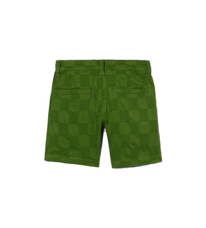 Kids Jazz Jacquard Shorts (Green)