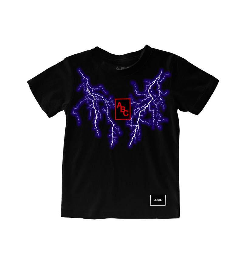 A.B.C Lightning Tee (Black)