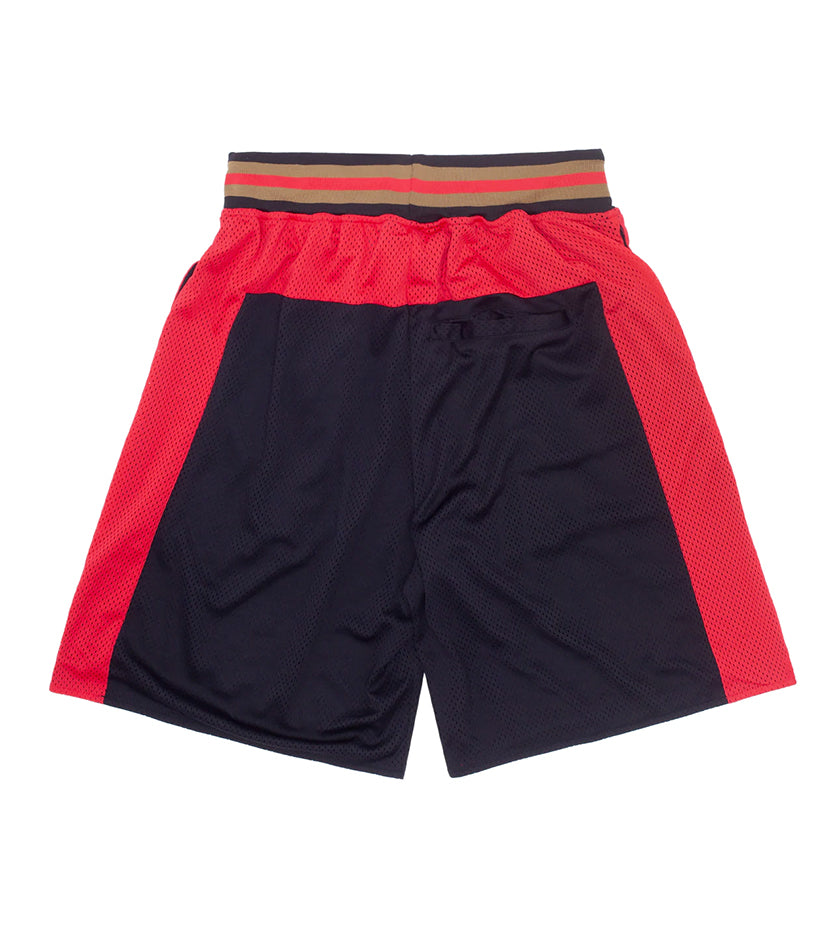 Muay Thai Basketball Short (Red / Black)