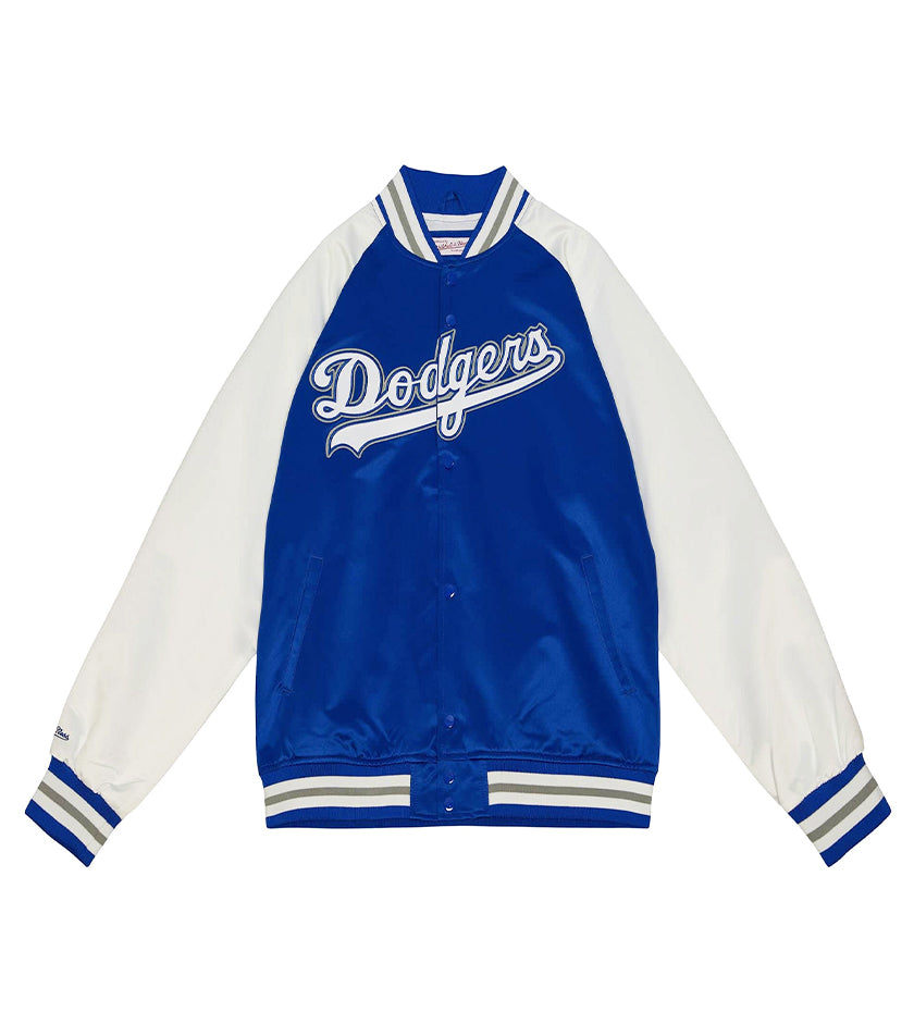 Women's Lightweight Satin Jacket Los Angeles Dodgers - Shop