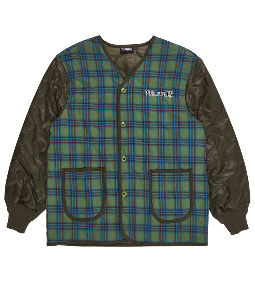 Bowery Plaid Liner Jacket (Olive)