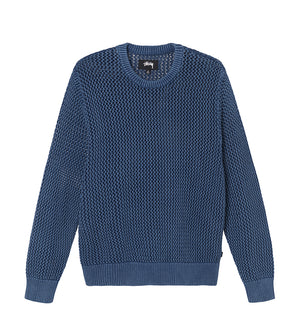 Pigment Dyed Loose Gauge Sweater (Navy)