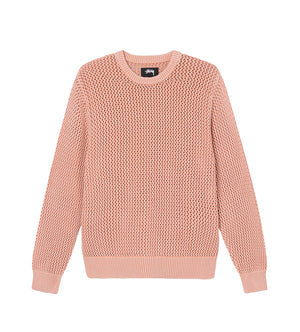 Pigment Dyed Loose Gauge Sweater (Peach)