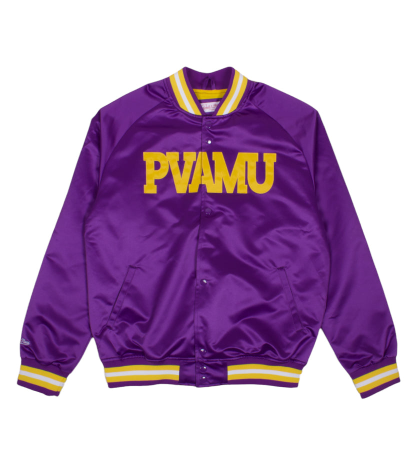 Prairie View A&M University Lightweight Satin Jacket (Purple)