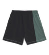 Television Split Shorts (Black / Green)