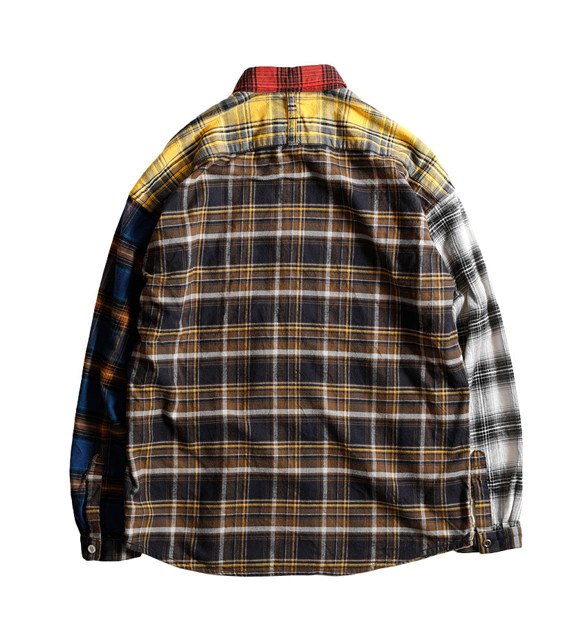 Obi-Strip Shirt (Rinse Plaid)