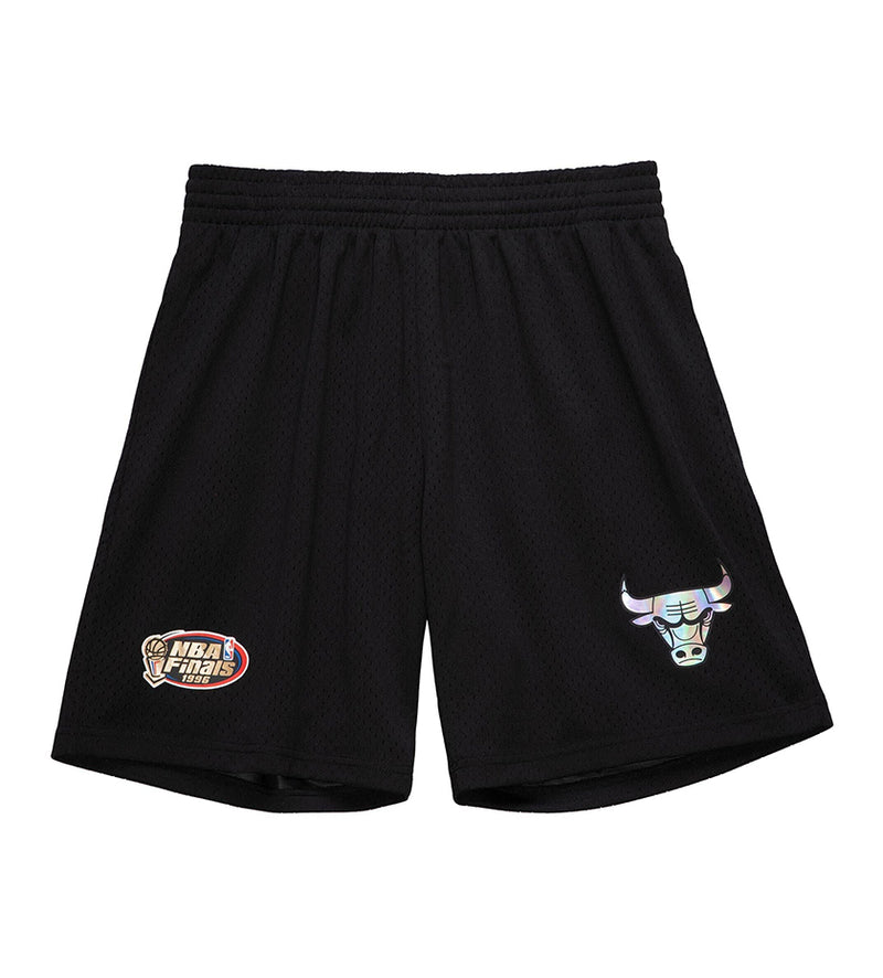 Chicago Bulls Iridescent Mesh Shorts (Black)