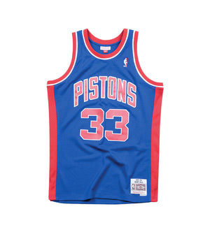 1995-96 Grant Hill Detroit Pistons Swingman Road Jersey (Royal)