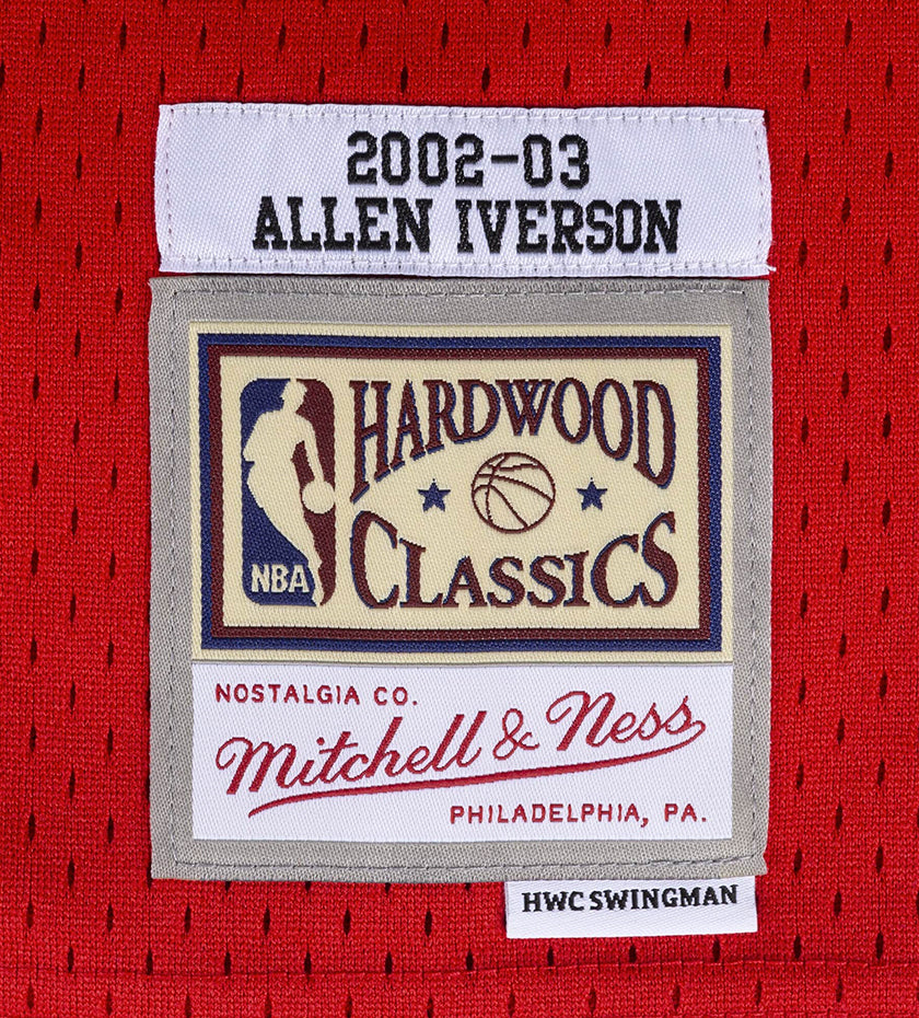 Mitchell & Ness Swingman Allen Iverson Philadelphia 76ers 2002-03 Jersey