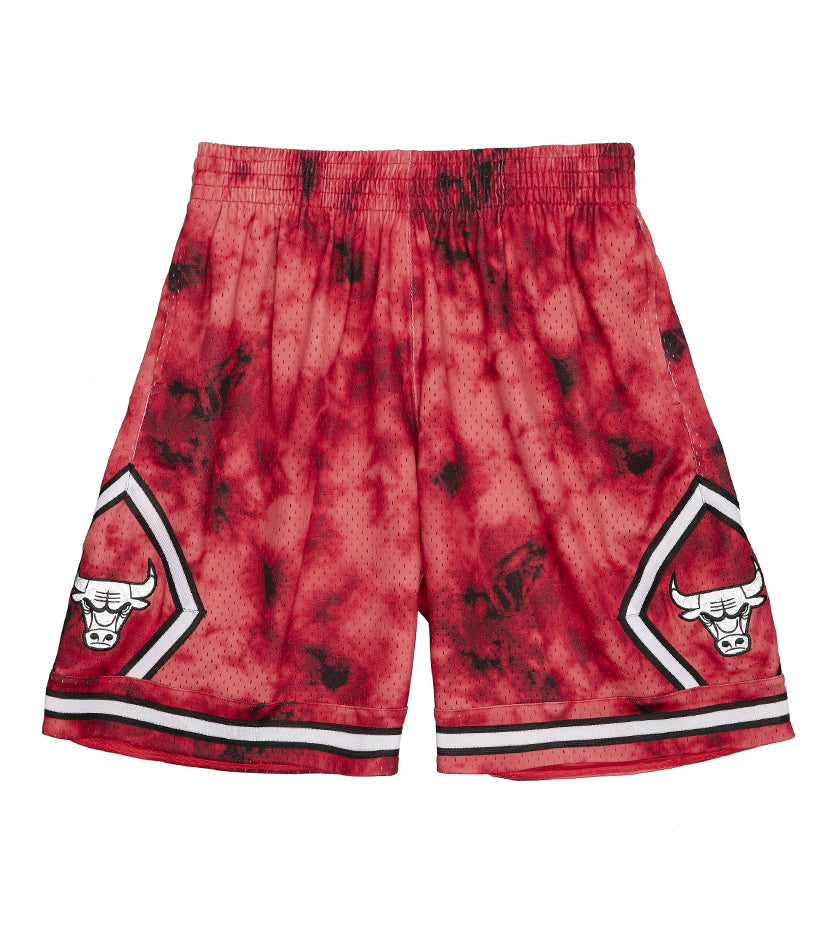 1997-98 Chicago Bulls Galaxy Swingman Shorts (Red)