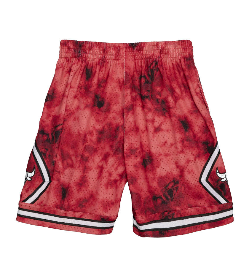1997-98 Chicago Bulls Galaxy Swingman Shorts (Red)