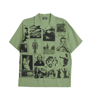 Choices Camp Collar Button Down (Green)